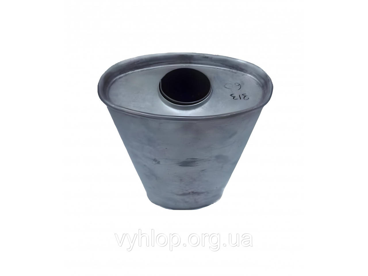 Глушник універсальний плоский D. 825/50 (Довжина 450мм, ширина 170мм, висота 100мм діаметр входу 50мм)