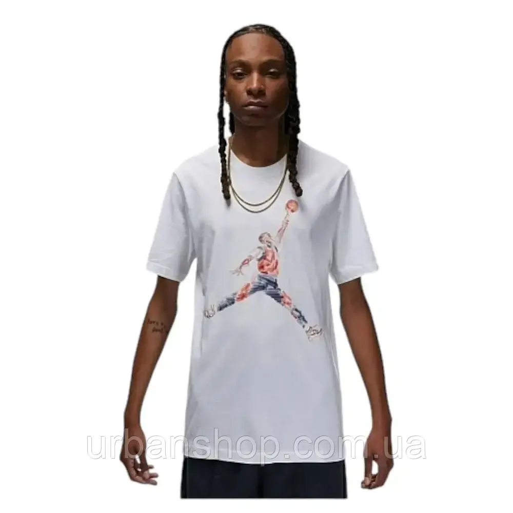 Urbanshop com ua Футболка Jordan Brand Mn Wht Fn5980-100 (Оригінал) РОЗМІРИ ЗАПИТУЙТЕ