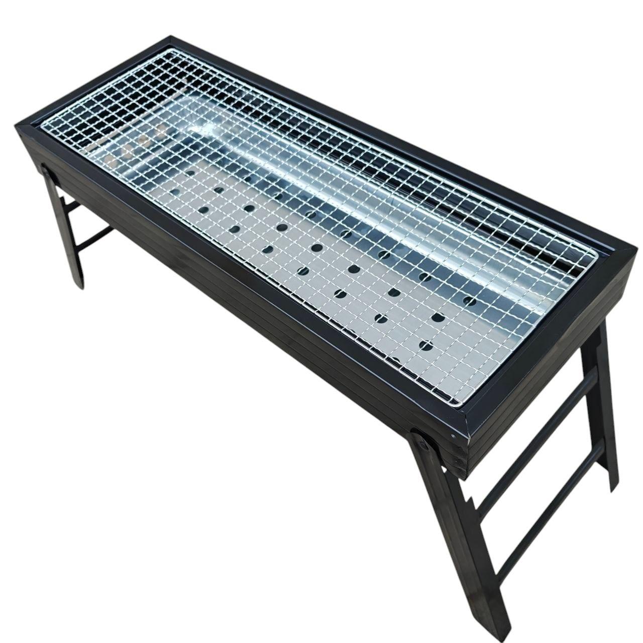 Міні мангал BBQ Grill 60×22×33 - складаний портативний гриль для дачі, пікніка та походів, фото 1