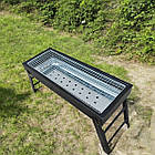 Міні мангал BBQ Grill 60×22×33 - складаний портативний гриль для дачі, пікніка та походів, фото 2
