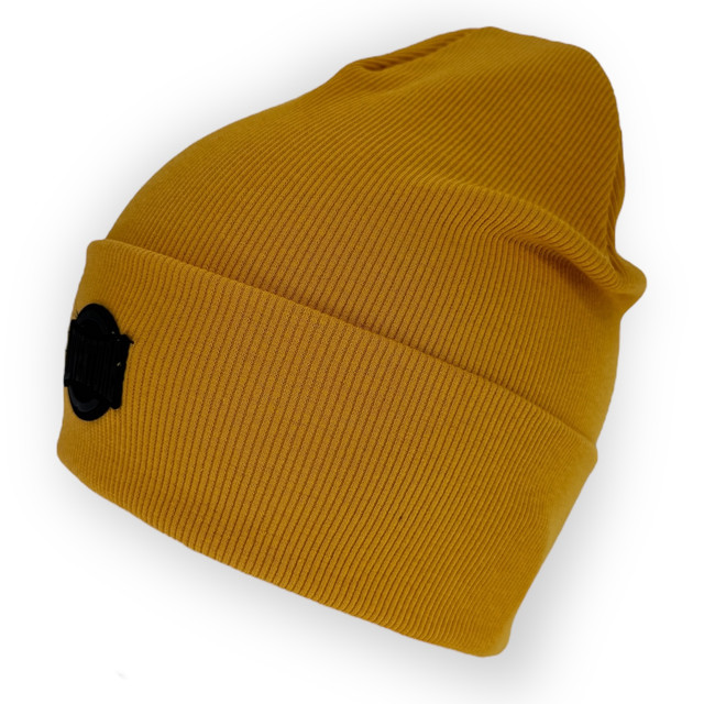 Двойная трикотажная шапка с отворотом для мальчика Двойная трикотажная шапка с отворотом для мальчика