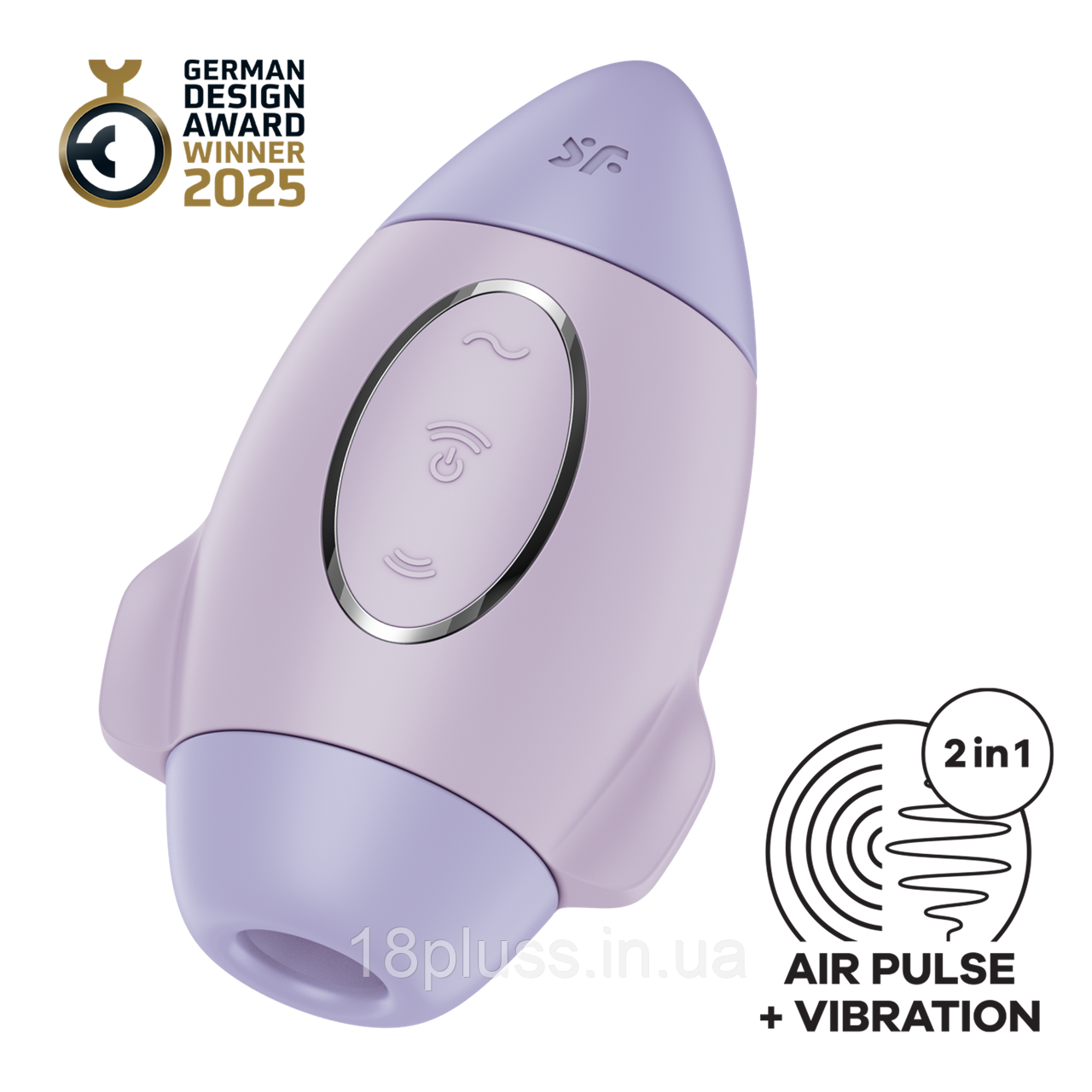 Кліторальний вібростимулятор з повітряними імпульсами Satisfyer Mission Control Violet, фото 1
