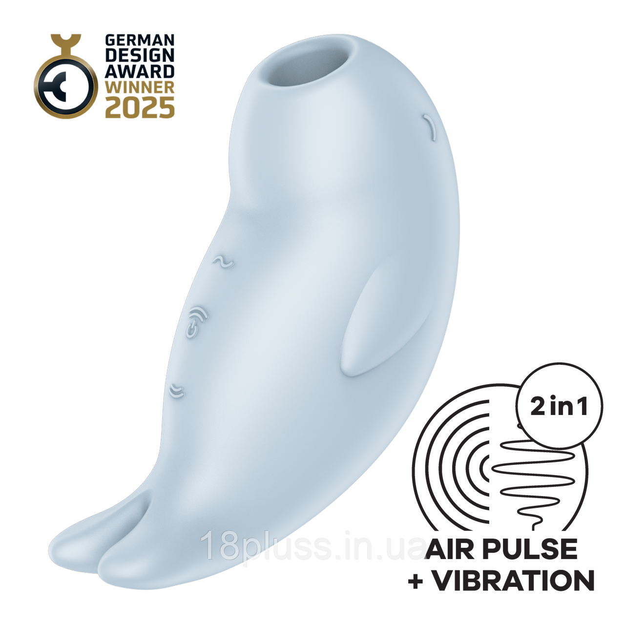 Кліторальний вібростимулятор з повітряними імпульсами Satisfyer Seal You Soon, фото 1