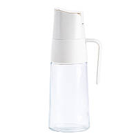 Пляшка дозатор для олії та оцту 600 мл з носиком бежева HP16294