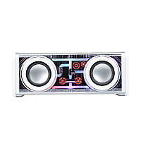 Колонка портативна V8 BT/TF/USB/TWS 10 Вт біла V8W