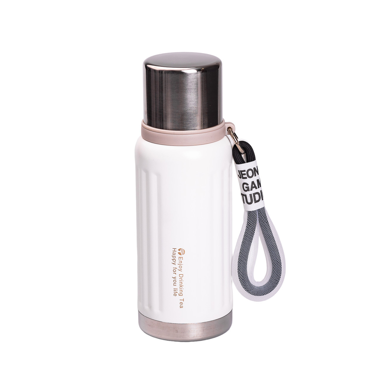 Термос Enjoy з нержавіючої сталі 600 мл білий HP-14-9W, фото 1