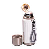 Термос Enjoy з нержавіючої сталі 600 мл білий HP-14-9W, фото 4