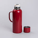 Термос Vacuum з датчиком температури на 820 мл червоний HP-14-55R, фото 3