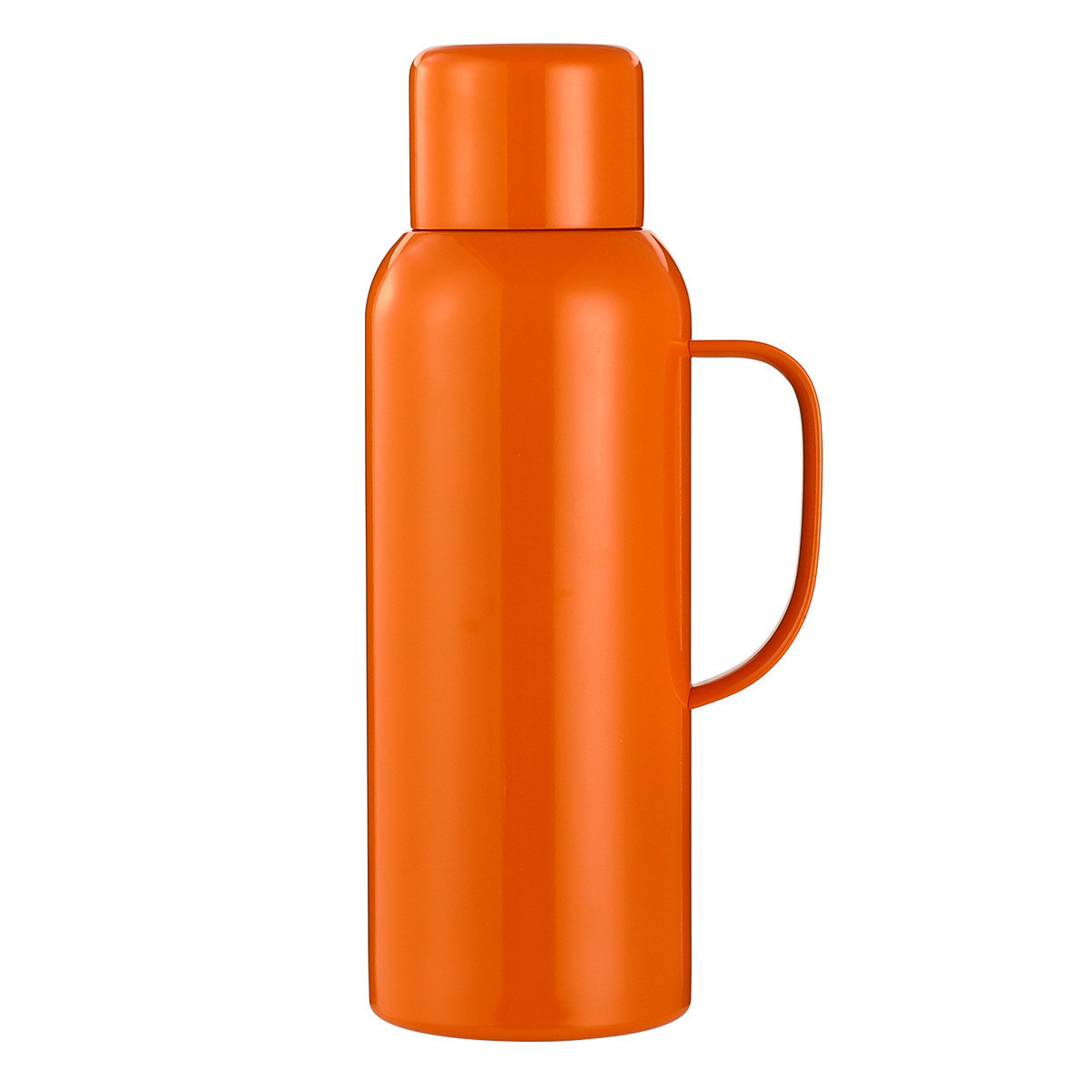 Термос Vacuum з датчиком температури на 820 мл помаранчевий HP-14-55O, фото 1