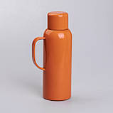 Термос Vacuum з датчиком температури на 820 мл помаранчевий HP-14-55O, фото 2