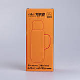 Термос Vacuum з датчиком температури на 820 мл помаранчевий HP-14-55O, фото 6