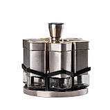 Набір для спецій на підставці 6 предмети по 120 мл HP531T1025J, фото 2