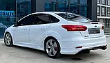 Спойлер кришки багажника Ford Focus III Sedan 2011-2017р. Задній дефлектор багажника LIP Форд Фокус Седан ІІІ., фото 5