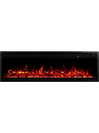 Настінний/вбудований декоративний електрокамін Aflamo Royal PRO 120 см, фото 1