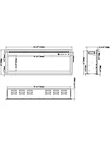 Настінний/вбудований декоративний електрокамін для дому, Aflamo Royal PRO 120, фото 2