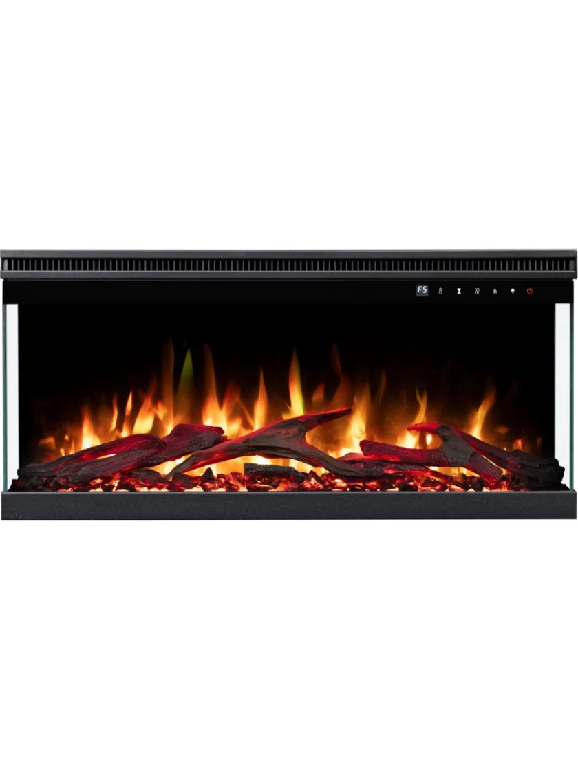 Настінний/вбудований декоративний електрокамін для дому, Aflamo Unique PRO 100