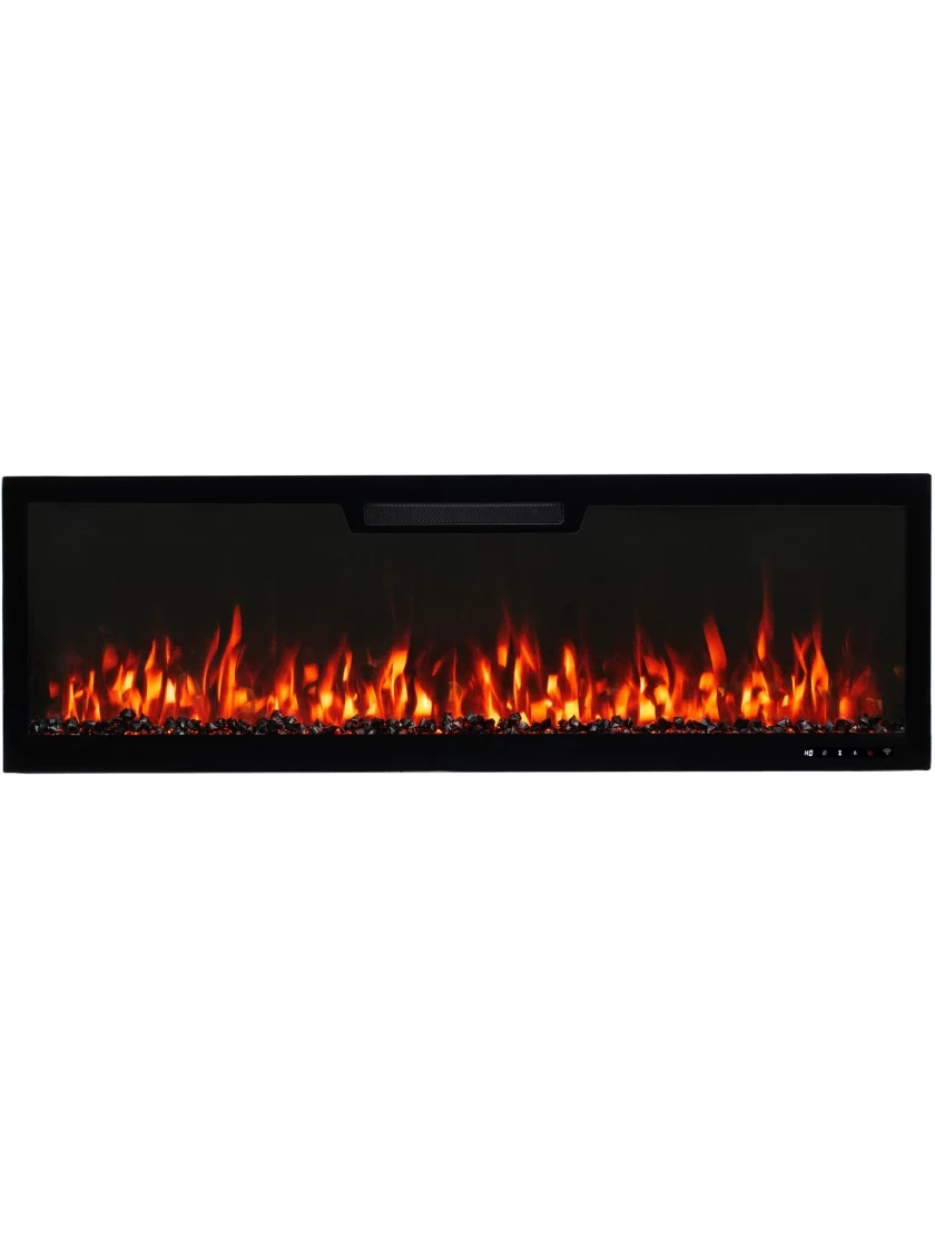 Настінний/вбудовуваний декоративний електрокамін для дому Aflamo Elite 107