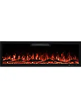 Настінний/вбудовуваний декоративний електрокамін для дому Aflamo Elite 107, фото 4