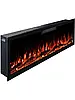 Настінний/вбудовуваний декоративний електрокамін для дому Aflamo Elite 107, фото 10