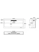 Настінний/вбудований декоративний електрокамін для дому, Aflamo Elite 128, фото 2