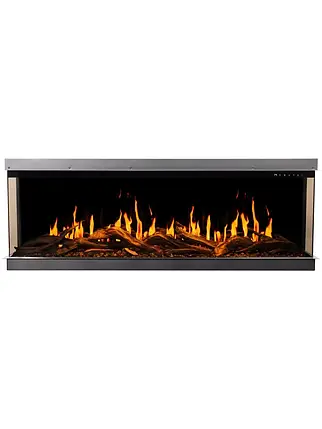 Настінний/вбудований декоративний електрокамін для дому, Aflamo GOLD 193, фото 1