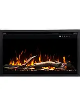 Вбудований декоративний електрокамін для дому, Aflamo 3D 45х75, фото 4