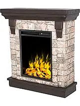 Підлоговий класичний електрокамін обігрівач з порталом Aflamo STONES + LED 50, фото 4