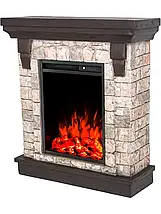 Підлоговий класичний електрокамін обігрівач з порталом Aflamo STONES + LED 50, фото 5