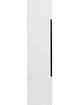 Класичний підлоговий електрокамін обігрівач з порталом AFLAMO MILOS 40 Білий і Чорний + 3D 60х40, 40 см, фото 4