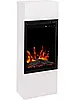 Класичний підлоговий електрокамін обігрівач з порталом AFLAMO MILOS 40 Білий і Чорний + 3D 60х40, 40 см, фото 6