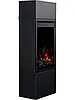 Класичний підлоговий електрокамін обігрівач з порталом AFLAMO MILOS 40 Білий і Чорний + 3D 60х40, 40 см, фото 8