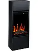 Класичний підлоговий електрокамін обігрівач з порталом AFLAMO MILOS 40 Білий і Чорний + 3D 60х40, 40 см, фото 9