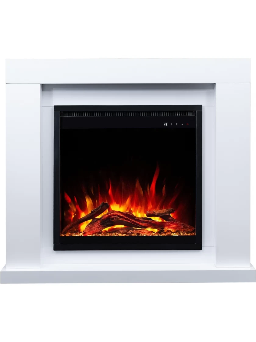 Класичний підлоговий електрокамін обігрівач з порталом AFLAMO JOLO Дуб + 3D 60x60