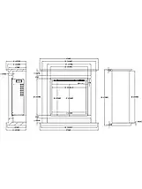 Класичний підлоговий електрокамін обігрівач з порталом AFLAMO SUND Дуб + 3D 60x60, 94 см, фото 2