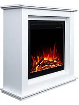 Класичний підлоговий електрокамін обігрівач з порталом AFLAMO SUND Дуб + 3D 60x60, 94 см, фото 4