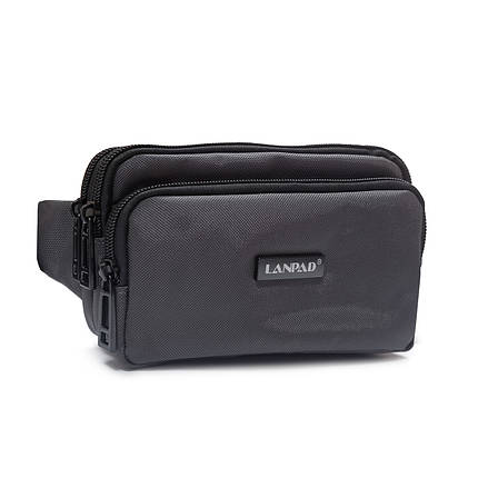 PODIUM Сумка Чоловіча На пояс нейлон Lanpad 35007 gray, фото 1