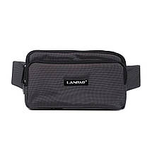 PODIUM Сумка Чоловіча На пояс нейлон Lanpad 35007 gray, фото 3