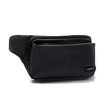 PODIUM Сумка Чоловіча На пояс нейлон Lanpad 35008 black, фото 3