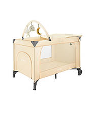 Дитячий манеж MoMi BELOVE PLUS beige