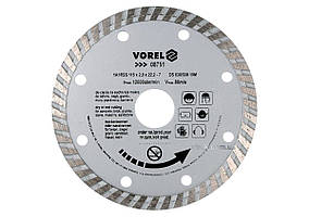 Диск алмазний по каменю Vorel Turbo 115x22.2x2мм (08751)