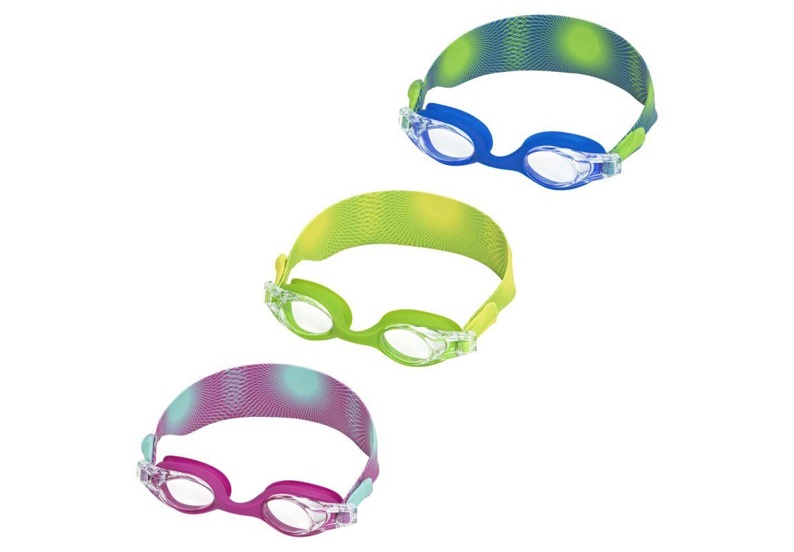 Окуляри для плавання BESTWAY 7+ 21177 Рожевий-синій, фото 1