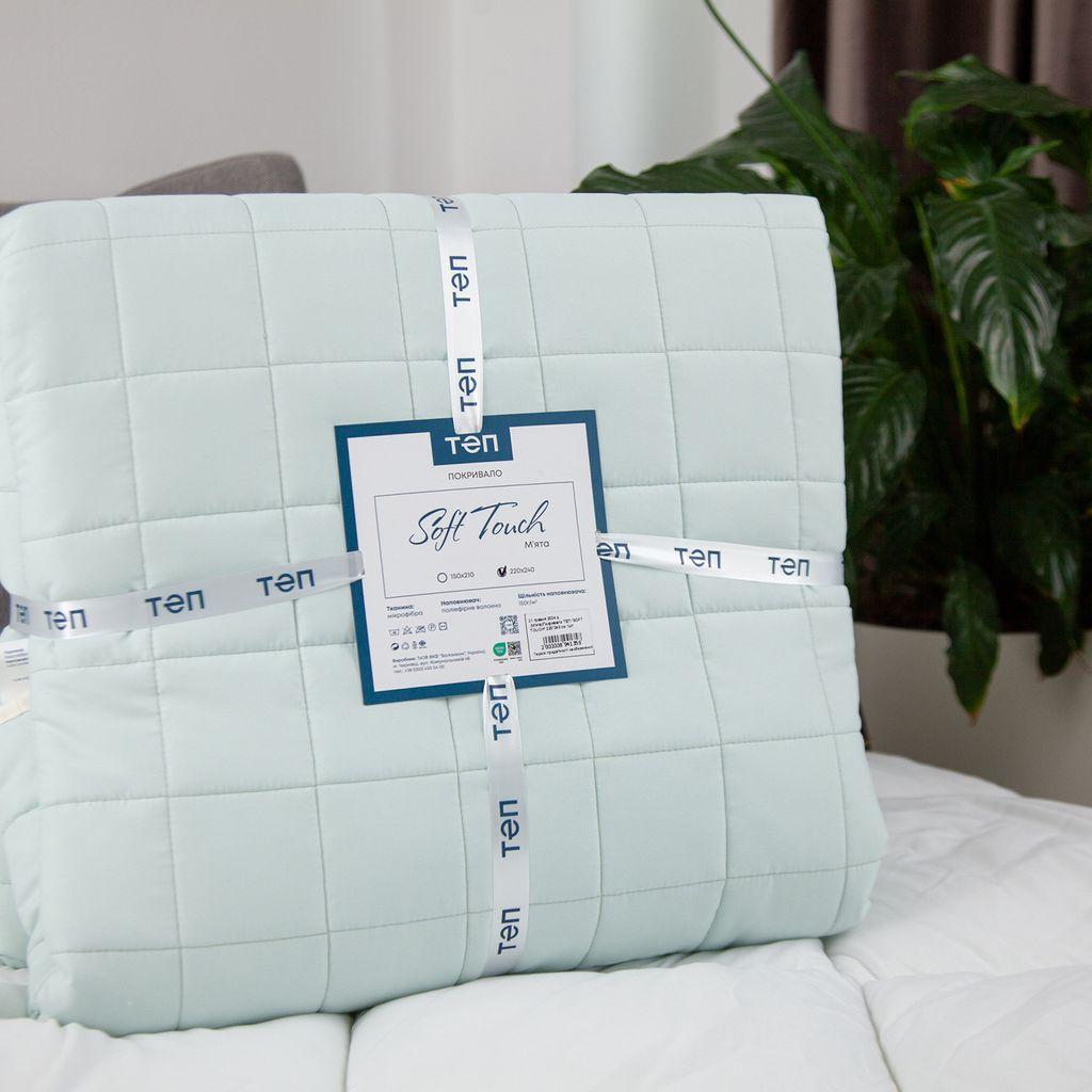 Покривало ТЕП "SOFT TOUCH" 220*240 см 1шт (М'ята)