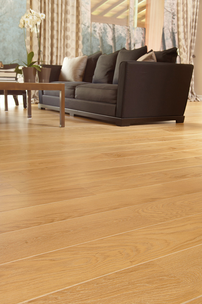 Паркетна дошка Floor`360 Дуб MATT 1-смугова Лак, фото 1