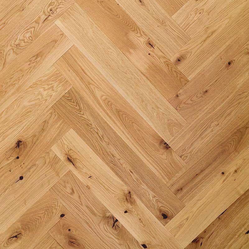 Паркетна дошка Floor`360 Дуб HERRINGBONE Ялинка 70 мм Масло black filler, фото 1