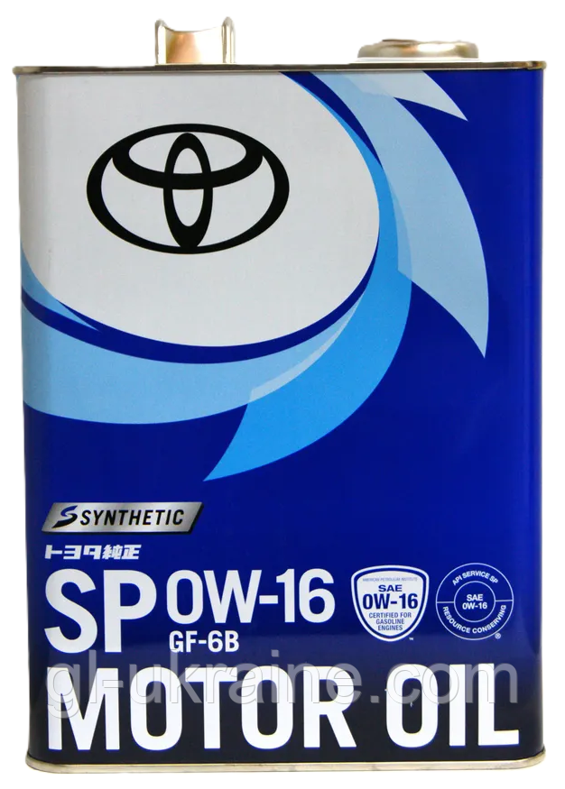 Моторна олива Toyota Motor Oil SP, 0W-16 (Japan), 4л (08880-13105)