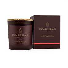 Ароматична свічка, From the Island, Кориця та сонячний мандарин, 250 мл