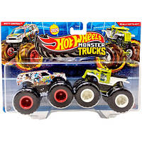 Набір з 2 машинок Хот Вілс Монстер Трак Hot Wheels Monster Trucks Potty Central vs Really Gotta Go Diecast Car
