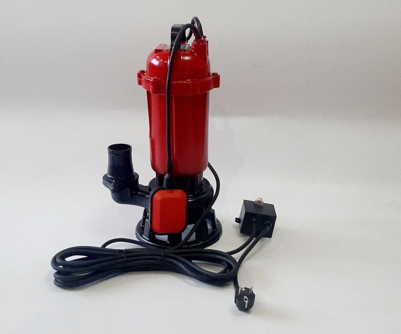 Фекальний насос із фрезою WISLA WQSB 1.1 кВт підіймань 15 м ФРЕЗА, фото 1