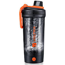 Шейкер спортивний електричний VOLTRX Gallium 600 мл. Tritan Orange