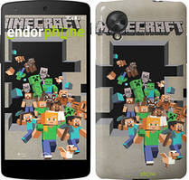 Чехол на LG Nexus 5 Minecraft 6 "3330c-57"